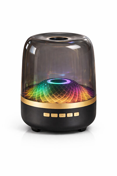 Otto Κρυστάλλινο Πολύχρωμο Στερεοφωνικό Ηχείο Bluetooth LED με Ισχυρό Ήχο.