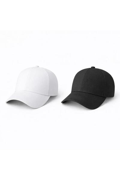 CLIPMAN Αθλητικά Unisex 2-τεμάχια Πακέτο Αθλητικά Καπέλα με Ρυθμιζόμενο Velcr...