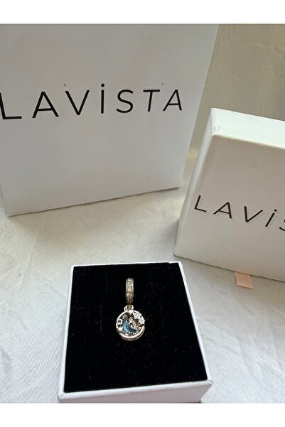Lavista Silver Hilal ve Yıldızlar Gökyüzü Gümüş Charm’ı