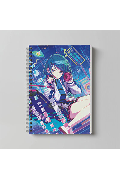 nihonwosekai Hatsune Miku Pjsekai Caiet Anime Colorat A4 60 de foi ichika