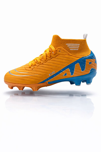 GOO Krampon Halı Saha Çim Saha Futbol Ayakkabısı Çoraplı Yüksek