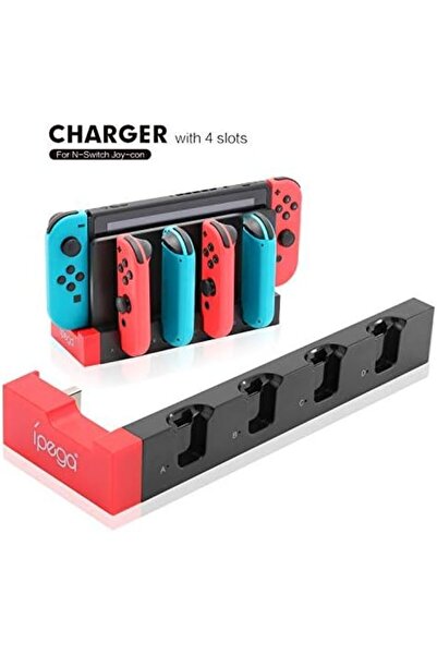 ipega SW2185 Βάση Φόρτισης για χειριστήρια JoyCon Nintendo Switch 2 Μαύρο