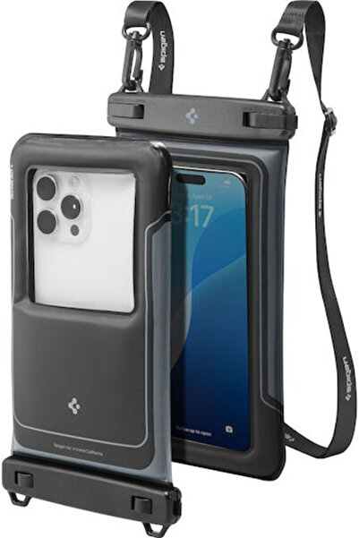 Spigen Αδιάβροχη Θήκη έως 6.9 " Μαύρη ACS09348