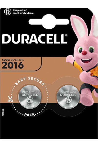 Duracell Μπαταρία ρολογιού λιθίου CR2016 3V 2 τεμάχια