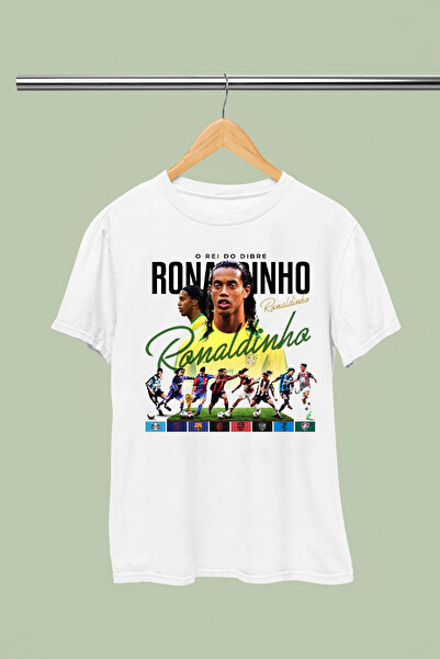 MAGORS RONALDINHO BASKILI PAMUKLU KISA KOLLU REGULAR KALIP TSHIRT