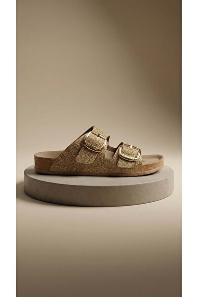 Shoebuo Γυναικείες ορθοπεδικές παντόφλες με μαλακή σόλα με διπλή πόρπη, αντιο...