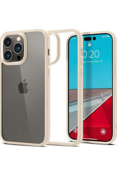 Spigen Κρύσταλ Χάιμπρεϊβ, άμμινο μπεζ - iPhone 14 Pro