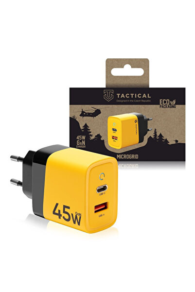 Tactical Φορτιστής χωρίς καλώδιο με Θύρα USB-A και Θύρα USB-C 45W