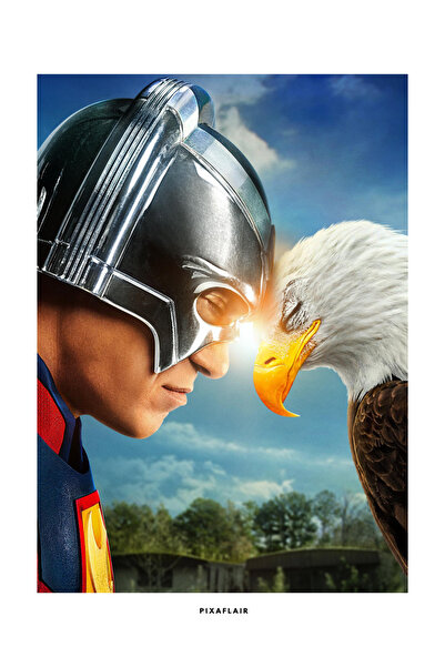Pixaflair - Peacemaker - Bald Eagle - Tablo - Çerçevesiz Film Poster