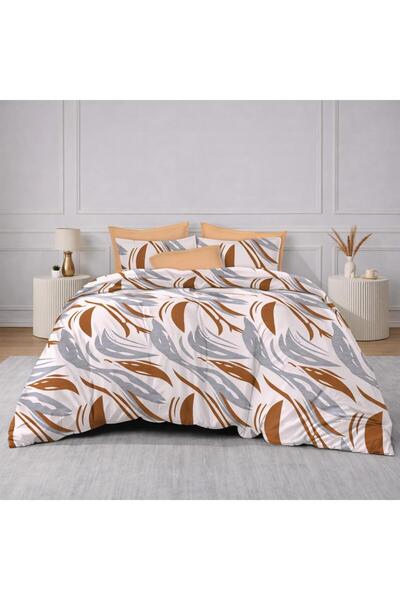 Pucioasa Σετ Λευκών Ειδών Διπλού Κρεβατιού, για 2 άτομα, Θειούχο, Βαμβακερό, ...