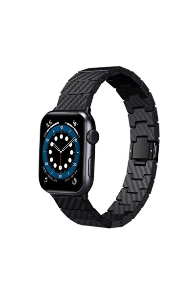 PITAKA Λουράκι από ανθρακονήματα, μαύρο - AW 44/42 χιλ.