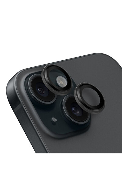 OBAL:ME Προστατευτικό φακού για Apple iPhone 15/15 Plus Μαύρο