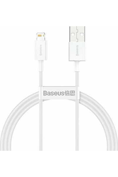Baseus Καλώδιο USB-A σε Lightning Ανώτερης Σειράς Λευκό 1μ (CALYS-A02)