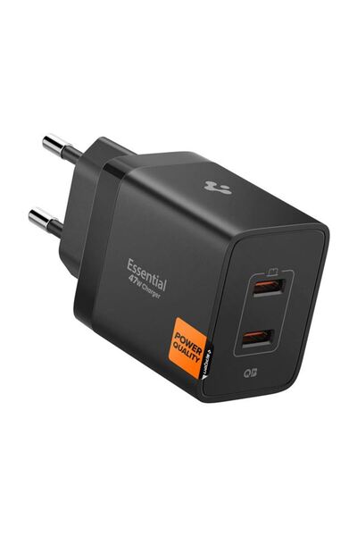 Spigen Απαραίτητος φορτιστής τοίχου 47W EE472EU, μαύρος