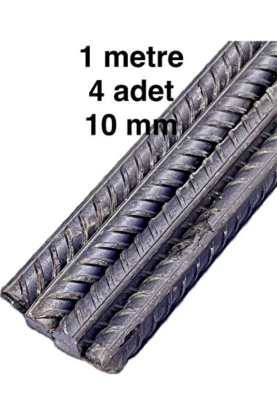 canh Demir Çubuk 10mm Çap 4 Adet İnşaat Demiri