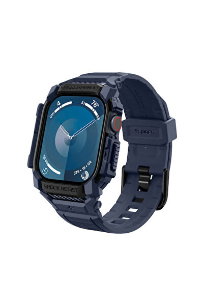 Spigen Ανθεκτική Θήκη Σιλικόνης Armor Pro σε Μπλε χρώμα για Apple Watch Serie...