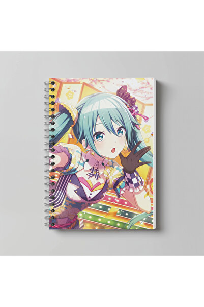 nihonwosekai Hatsune Miku Pjsekai Caiet Anime Colorat A4 60 de foi