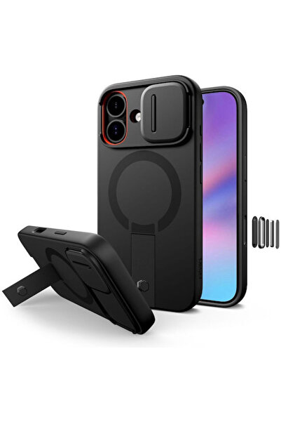 Tech-Protect Aura Πίσω Κάλυμμα από Ίνες Αραμιδίου Μαύρο (iPhone 17)