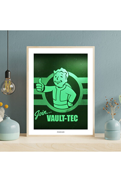 Pixaflair - Fallout - The Pip-Boy (Personal Information Processor) - Tablo - Çerçevesiz Film Poster