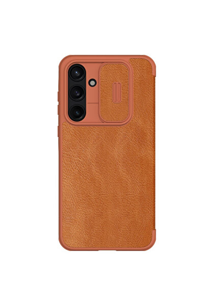 Nillkin Θήκη Qin Book PRO για Samsung Galaxy A35 5G Καφέ