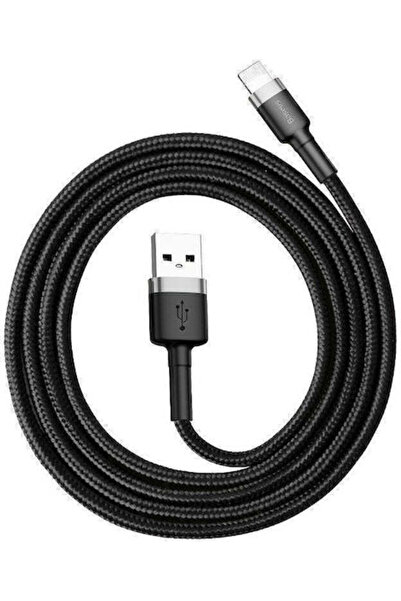 Baseus Cafule Καλώδιο USB-A σε Lightning Γκρι 2μ (CALKLF-CG1)