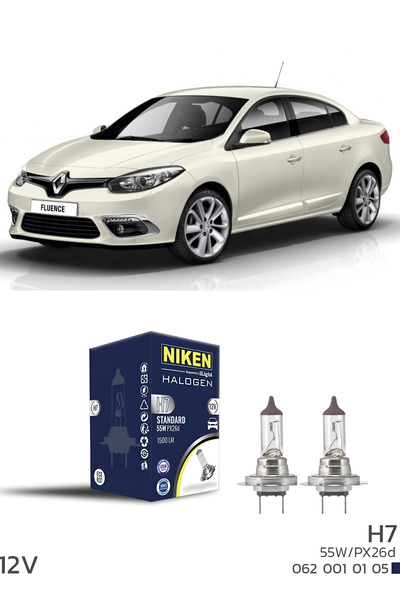 Sosyal Çarşı RENAULT FLUENCE 2009-2016 KISA FAR AMPULÜ H7 HALOJEN AMPUL 12V 5...