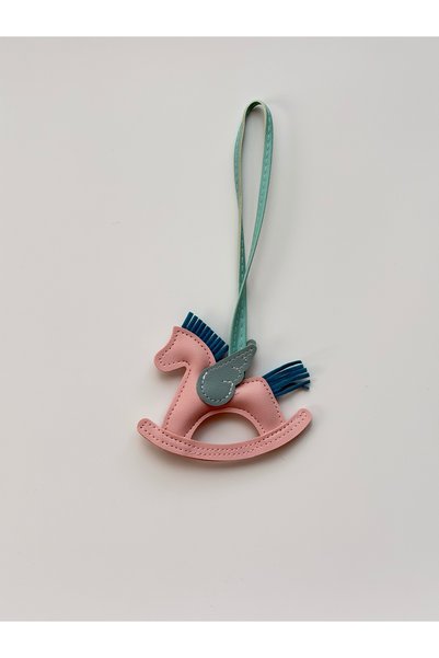 BURÇİN AKSESUAR Pink Horse Figured Bag Charm