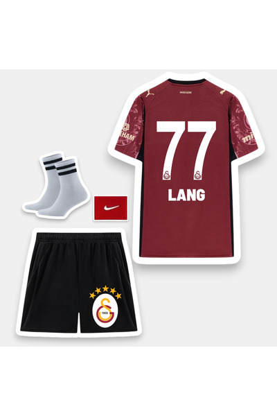 Quaxram Lâng-77 Gâlâtâsâray 25-26 Yeni Sezon Çocuk Futbol Forması MOR1