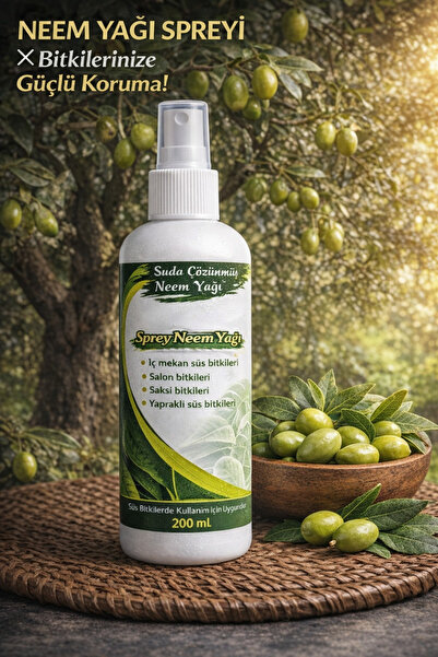 Plant Home Power Mix BİTKİLERİNİZ İÇİN DOĞAL KORUMA – SPREY NEEM YAĞI