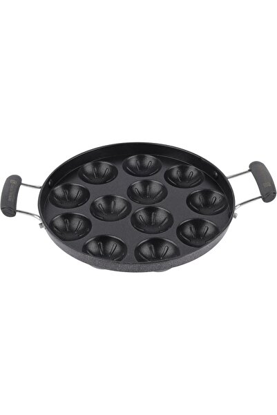 ROYALFORD Traditional Nonstick Panniyarakal RF13004 Paniyaram Appam Pan 23cm ...
