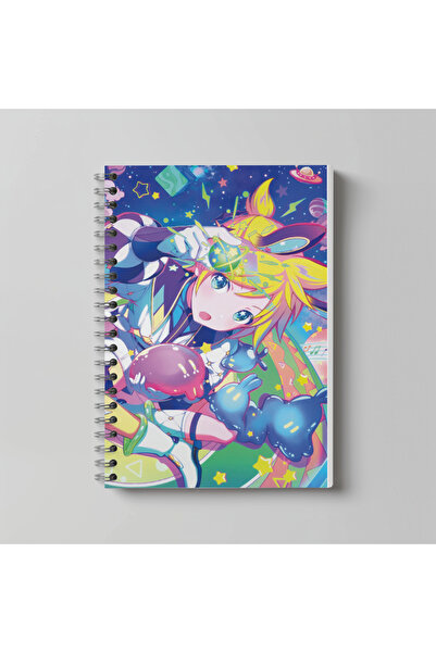 nihonwosekai Hatsune Miku Pjsekai Caiet Anime Colorat A4 60 de foi Kagamine Len