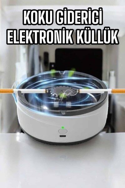 E BULURUM Küllük Duman Giderici Temizlenebilir Elektronik Pilli