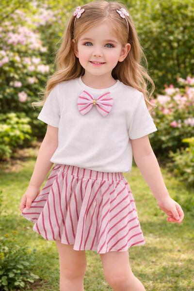SANTRALBEBE Girl's Skirt Suit