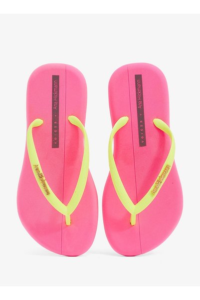 VOICES Boat Women's Flip Flops With Matching Brand Design Strap-Pink/Yellow, size-41/42