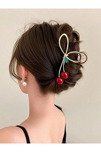 NOT GUILTY Μεταλλική χρυσή πόρπη με κουμπώματα τύπου κεράσι