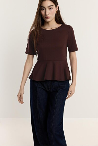 LEFTIES Peplum Kesim Tişört