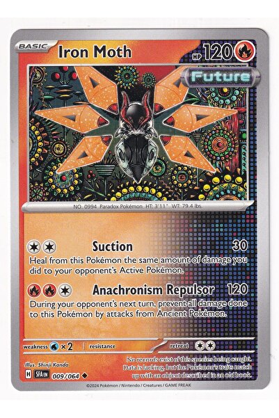 Pokemon عث الحديد # 9 بطاقات لعب فيبل المغطاة بالغلاف