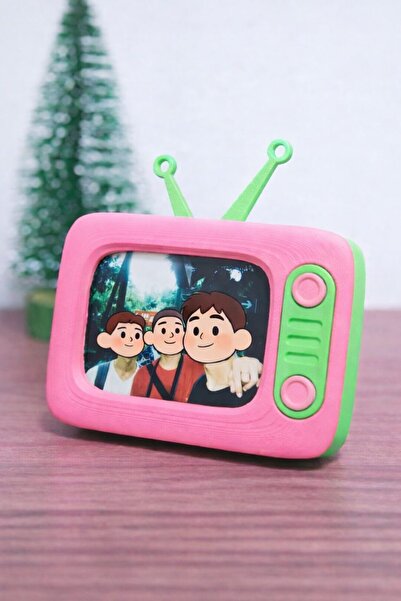 TRİMENT3D Kişiye Özel TV Tasarımlı Fotoğraf Çerçevesi