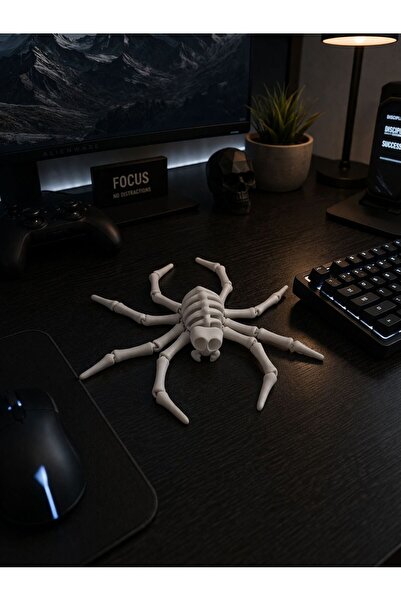 GECE 3D Örümcek İskeleti Figür Oyuncak Hareketli ve Eklemli