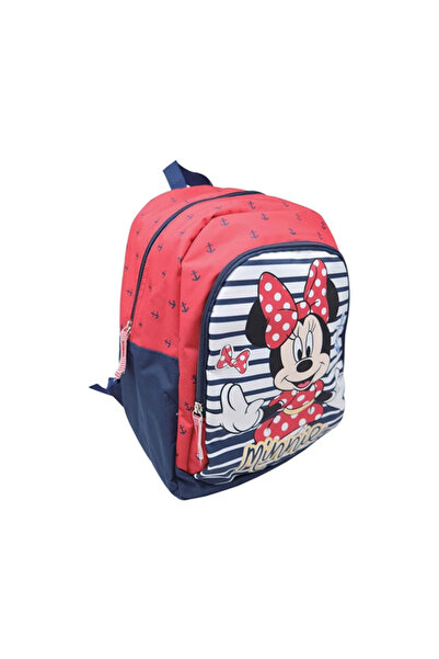 Minnie Mouse Σακίδιο πλάτης δημοτικού, 2 θήκες, Μίνι Μάους, 27x38x10 εκ. Κόκκινο
