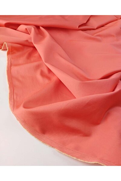 Kumaş Parça Βαμβακερό σατέν ύφασμα σε χρώμα άνθους ροδιού. Πλάτος: 135 εκ.