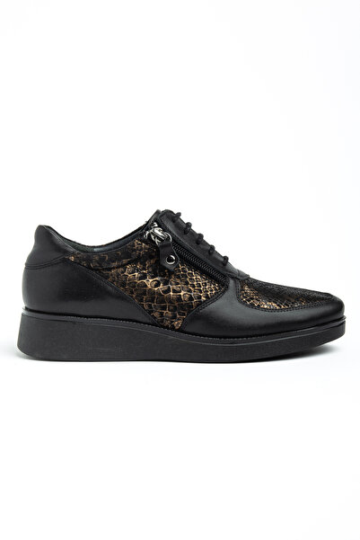 Elile Shoes Genuine Leather 36-37-38-39-40-41-42 Size Zippered Women's Shoes