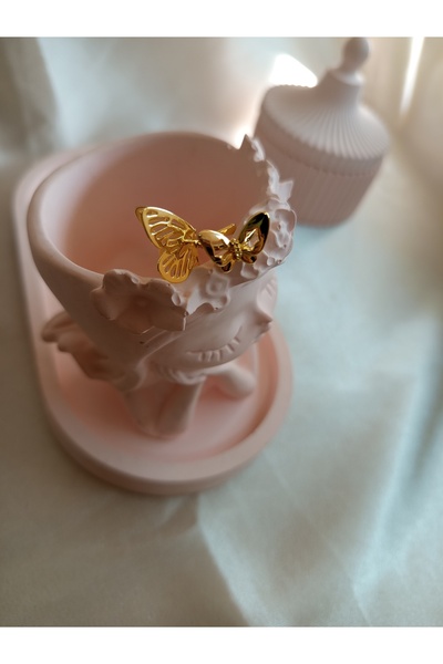 CSAYMODA Golden Color Butterfly Earrings (Single)