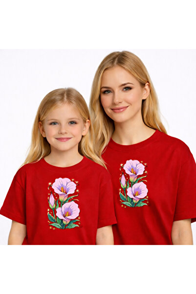 VODEXA Majka Unisex Dječja Kombinacija Oversize Majica Dvojna Majica ROZE LIL...