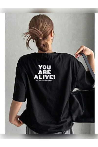 TİMİSİVA Μπλουζάκι Unisex oversized με τύπωμα με κοντό μανίκι και λαιμόκοψη, ...