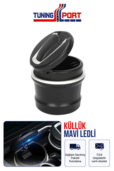 TuningPort BMW Tip Plastik Küllük Araç İçi Şık Tasarım Sigara Küllüğü