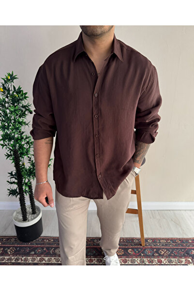 blucombin Premium Modal Fabric Shirt Wide Cut