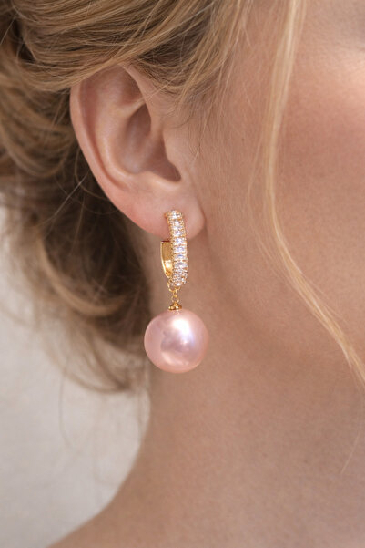 reyselstyle Baget Stone Pearl Earrings