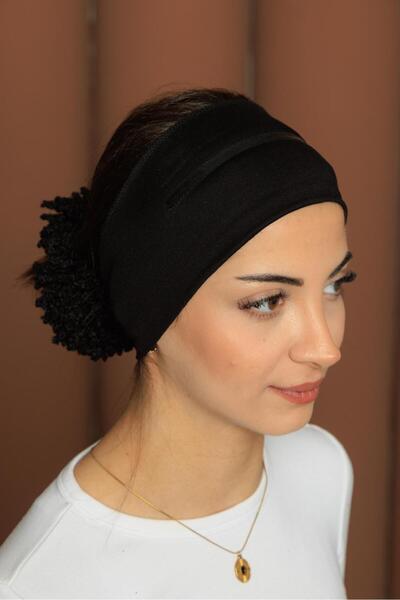 Modamelita Çift silikonlu bandana eşarp şal kaydırmayan bandana iç dış dış silikonlu tesettür bone bandana