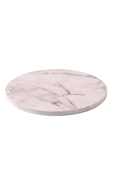 DECORA Platou rotund pentru tort, marmură albă, Ø20x12mm